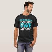 放射線技師の露出を提示する Tシャツ (正面フル)