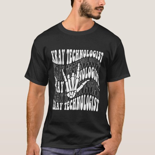 放射線技師または放射線技師 Tシャツ (正面)