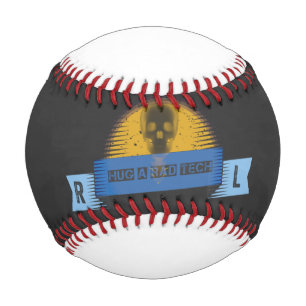 「放射線技師をハグしよう」デザイン 野球ボール