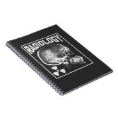 放射線技師スカルX線技術者 ノートブック (右側)