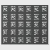 放射線技師スカルX線技術者 ラッピングペーパー (フラット)