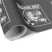 放射線技師スカルX線技術者 ラッピングペーパー (ロールコーナー)