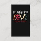 放射線技師ユーモア骨格X線放射線おもしろい学会 名刺 (正面)