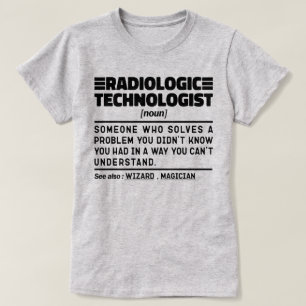 放射線技師名詞検査器ユーモア Tシャツ