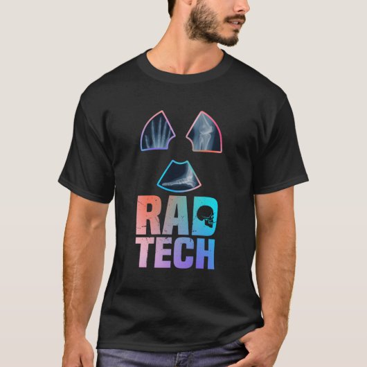 放射線技師素晴らしい放射線学 Tシャツ (正面)