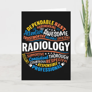 放射線技師週間感謝 Radiology Funny Rad Tech カード