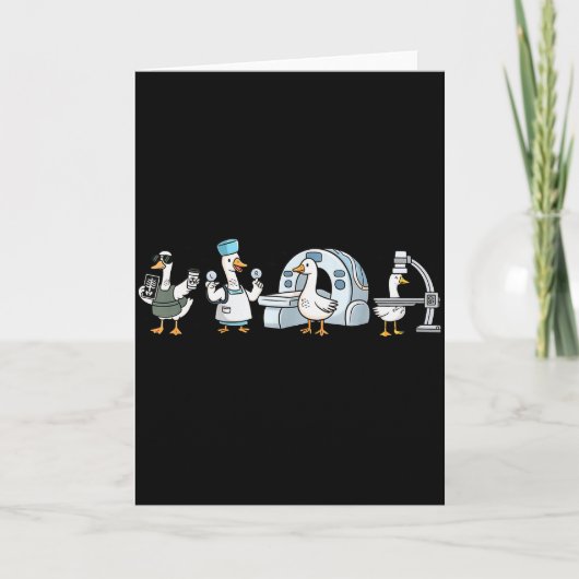 放射線技師 ゴース 放射線科 X線 放射 カード (正面)