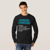 放射線技師 レントゲン技師 放射線科 仕事 Tシャツ (正面フル)