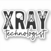 放射線技師、放射線技師 シール (正面)