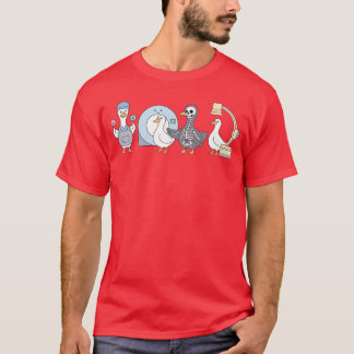 放射線技師 Radech ガチョウ ミニマリスト メディカル Tシャツ