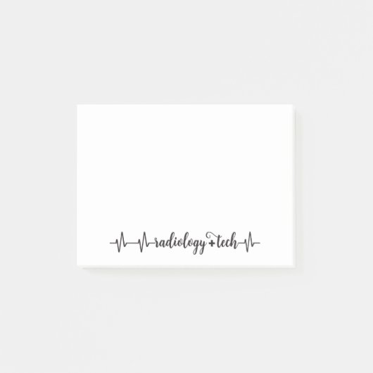 放射線技術心拍放射線技師 ポストイット (正面)