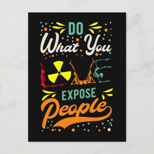 放射線放射線技師 ポストカード (正面)