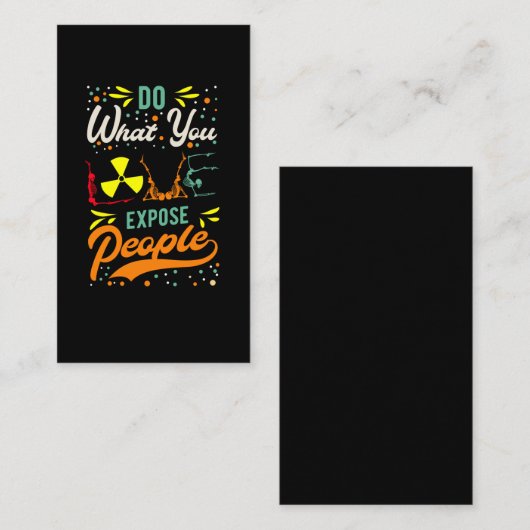 放射線放射線技師 名刺 (正面/裏面)