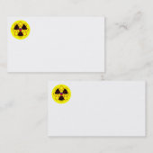 放射線標識およびAtom名刺 名刺 (正面/裏面)