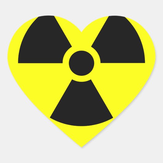 放射線標識ハートシール ハートシール (正面)