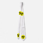 放射線標識ホワイトタイ ネクタイ (裏面)