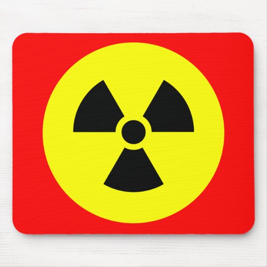 放射線標識マウスパッド マウスパッド (正面)