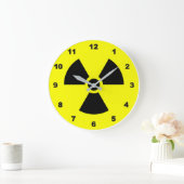 放射線標識壁時計 ラージ壁時計 (ホーム)