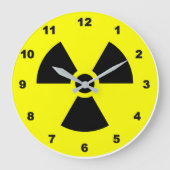 放射線標識壁時計 ラージ壁時計 (正面)