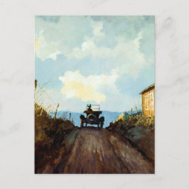 放射線測定機を西に向ける ポストカード