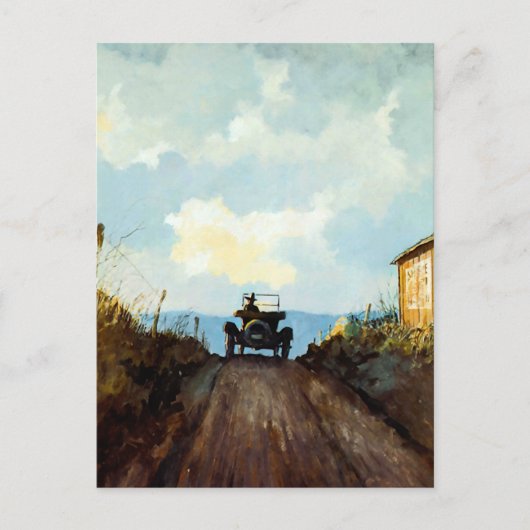 放射線測定機を西に向ける ポストカード (正面)