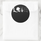 放射線生命愛スケルトン骨語 ラウンドシール (バッグ)