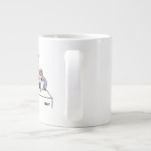 放射線科おもしろい学者の漫画X線技術者のユーモア ジャンボコーヒーマグカップ (裏面)