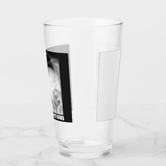 放射線科医による写真爆弾 タンブラーグラス (左)