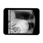 放射線科医による写真爆弾 マグネット (横)