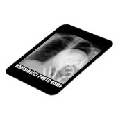 放射線科医による写真爆弾 マグネット (左側)