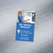 放射線科医による患者X線の検査 マグネット名刺 (インサイチュ)