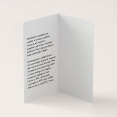 放射線科医による患者X線の検査 名刺 (内部)