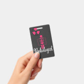 放射線科医の名前バッジ バッジ (手持ち)