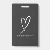 放射線科医の名前バッジ バッジ (裏面)