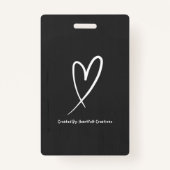 放射線科医の名前バッジ バッジ (裏面)