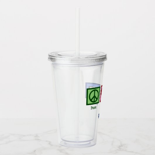 放射線科医の平和ラブ放射線医学胸部X線技術 アクリルタンブラー (右)