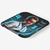 放射線科医誕生日 ペーパープレート (傾斜あり)