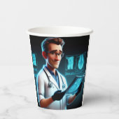 放射線科医誕生日 紙コップ (裏面)