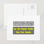 放射線科医…頭が切れる. ポストカード (正面/裏面)