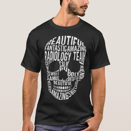 放射線科素晴らしい技術者放射線科医X線 Tシャツ (正面)