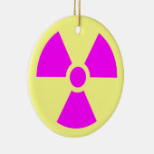 放射線警告の記号 セラミックオーナメント (右)