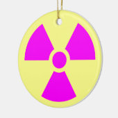 放射線警告の記号 セラミックオーナメント (左)