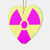 放射線警告の記号 セラミックオーナメント (左)