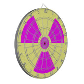 放射線警告の記号 ダーツボード (正面左)