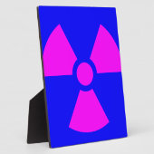 放射線警告の記号 フォトプラーク (側面)