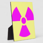 放射線警告の記号 フォトプラーク (側面)