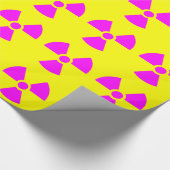 放射線警告の記号 ラッピングペーパー (角)