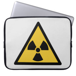 放射線警告の記号（放射性危険） ラップトップスリーブ