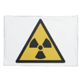 放射線警告の記号（放射性危険） 枕カバー (裏面)