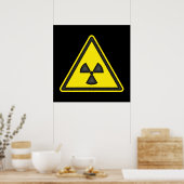 放射線警告標識ポスター ポスター (キッチン)